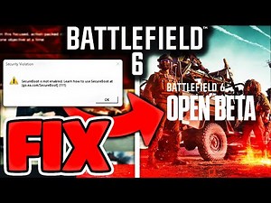 Battlefield 6 “Secure Boot not enabled” FIX Error on PC/Steam BF6 Beta!