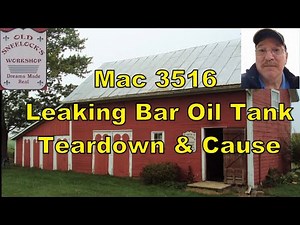 Mac 3516 Bar Oil Leak Tear Down & Cause