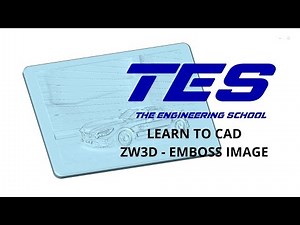 ZW3D - Emboss Image | Learn To CAD