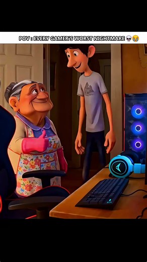 Your ₹10 Lakh PC Meets Grandma 🥹🙌 #gamingpc #gamer #pcgamer
