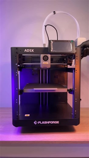 NK3DLab | 3D Printed Futuristic Prism Lamp🔮 📁Model STL: LINK IN BIO 🔌Printer: @flashforge3dprinter AD5X 🧶Filament: @esun3dprinting PLA-CLRB &... | Instagram