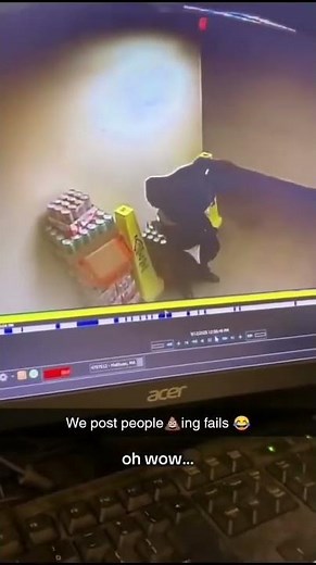 Man Poops on himself in a store