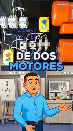 Suiler Altamirano - Control + on Instagram: "¿Cómo controlas el encendido y apagado de dos motores de forma ordenada? ⚙️🔌 Cuando trabajas con más de un motor, no basta con encender y apagar. Es necesario definir una lógica clara para evitar arranques indebidos, cruces de señales o comportamientos inesperados. En ControlMax 360, este tipo de control se basa en una estructura simple pero bien pensada, donde cada motor responde a su propia condición sin afectar al otro. Cuando la lógica está bien