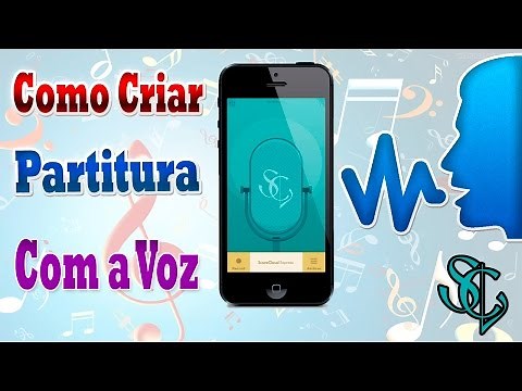 Como Criar Partitura com a Voz (Scorecloud)