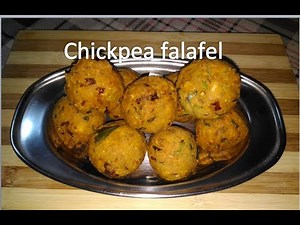 Falafel recipe / How to make Chickpea Falafel / Crispy Fried Garbanzo Bean