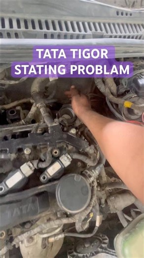 TATA TIGOR STARTING PROBLAM 🤭#shorts #car #automobile