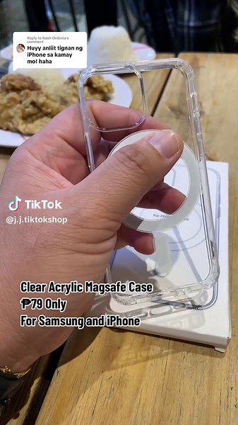 Magsafe Clear Case para sa iPhone at Samsung