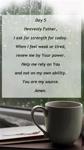Day 5 Prayer