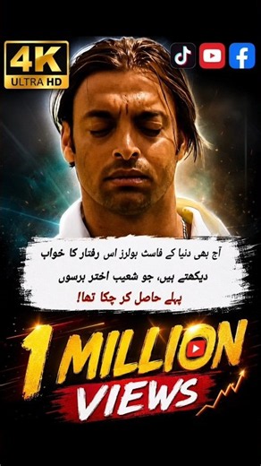 Shoaib Akhtar 🔥 Fast Bowler Ka Speed Record | 1 Million Views 🏏⚡ #shorts#viral #cricket