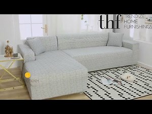 Trendize - Stretchable Elastic Sofa Cover|L Shape Sectional Sofa Covers|Wakefit Napper Sofa Covers