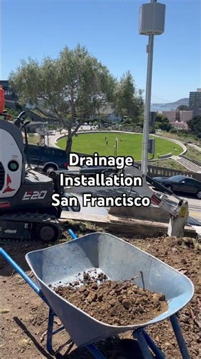 Drainage system installed in San Francisco .