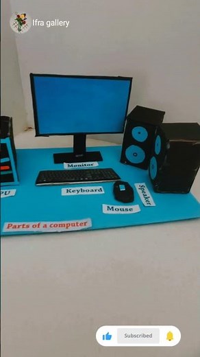 parts of computer #model #project #sciencefair