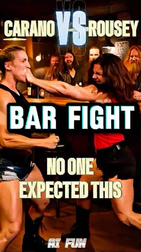 CARANO OR ROUSEY? WHO WILL WIN IN A BAR FIGHT?