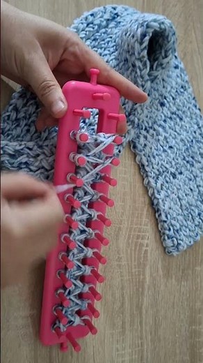 Knitting loom for beginners step by step #knitting #crochet #handmade