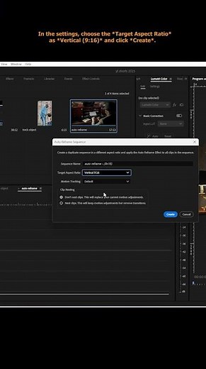 Quickly Shift Your Sequence to Vertical Format | Premiere Pro