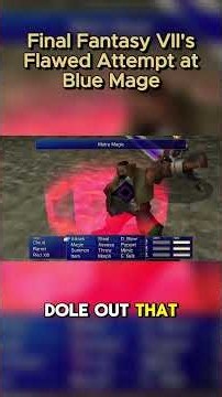 Final Fantasy VII's Flawed Attempt at Blue Mage