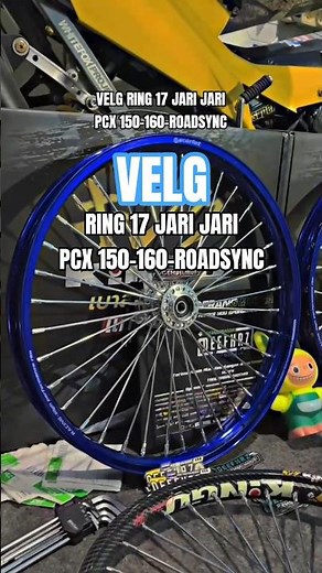 Velg Ring 17 Jari Jari - HONDA PCX 150 160 ROADSYNC #ring17 #velgjarijari #pcxmodifikasi