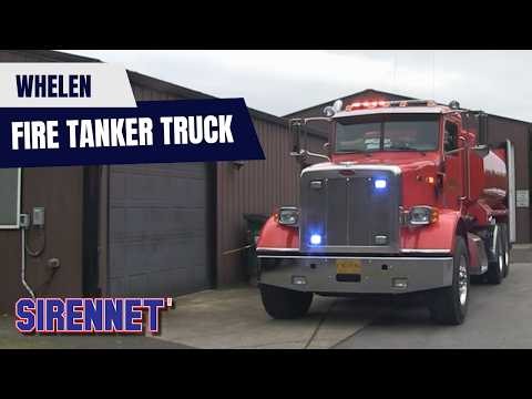 Fire Tanker Truck - Installation Whelen Series