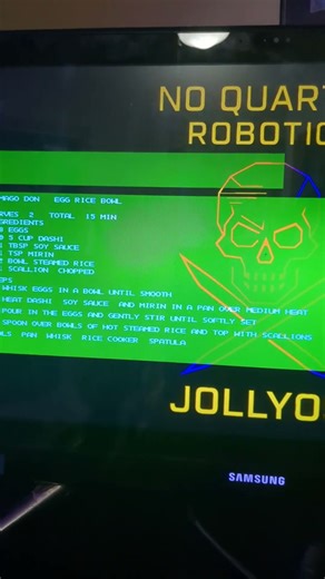 Created a recipe search engine to work on more complex voice commands #robot #chef #coding #python
