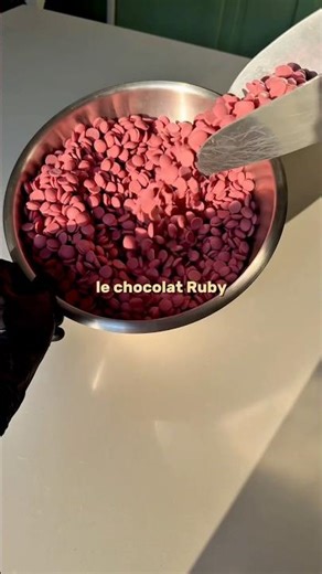 VOUS CONNAISSEZ LE CHOCOLAT RUBY ? 🥹💝 #chocolat #chocolatruby #cookies