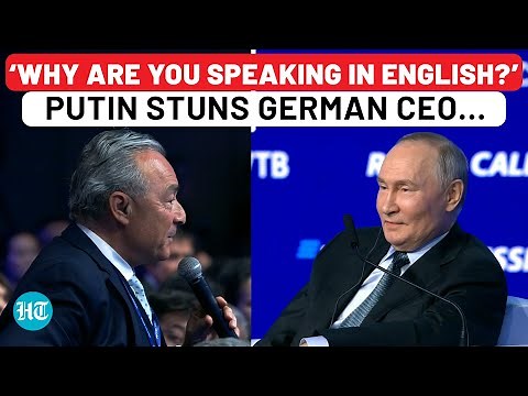 Putin Chastises CEO For Speaking In English, Narrates This Anecdote About His Time In Germany
