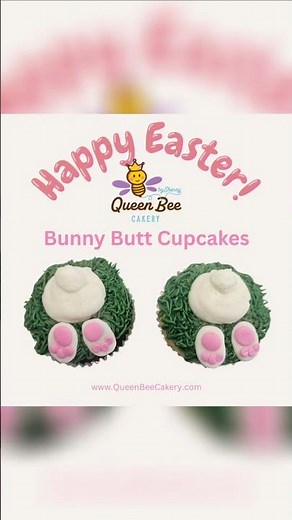 Bunny Butt Easter Cupcakes 🐇🐰🕳️