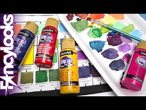 How to mix acrylic paints: what basic colors to buy