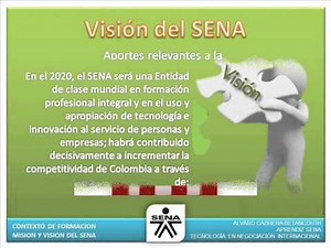 Mision Y Visión Sena