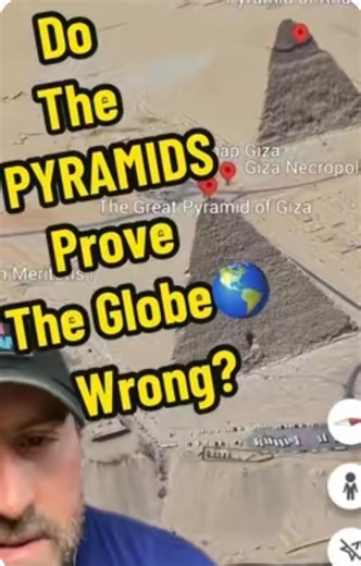 The pyramids prove no 🌎