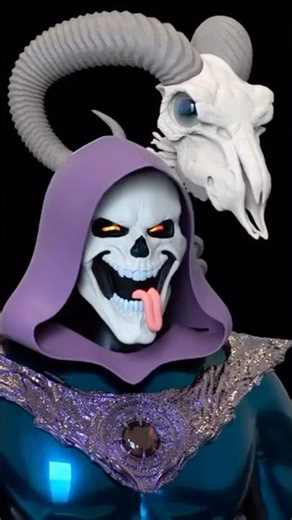 3D printable Wazzup Skeletor Helmet / Mask by Do3D.com Masters of the Universe & Scary Movie MashUp