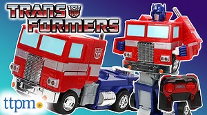 Watch Transformers AutoBot Optimus Prime Converting RC from Jada Toys on Amazon Live