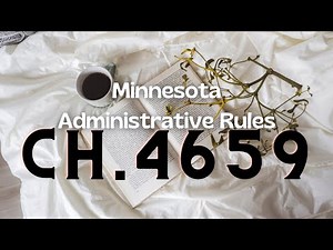 MN Administrative Rules. Chapter 4659