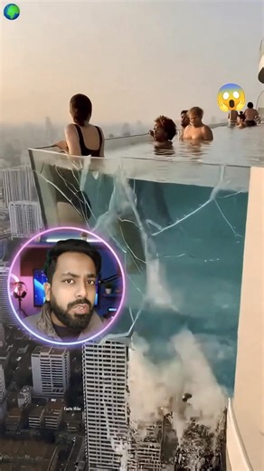What Happened If Infinity Pool Glass Broken ! #facts