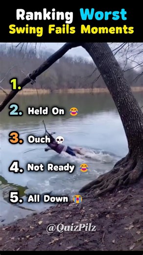 Ranking Worst Swing Fails Moments 😭 #ranking #shorts #funny