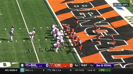 Derrick Henry's sixth rush TD of 2024 opens scoring in Ravens-Bengals matchup