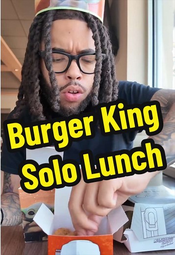 Solo Lunch at Burger King — Quick Mukbang Snack