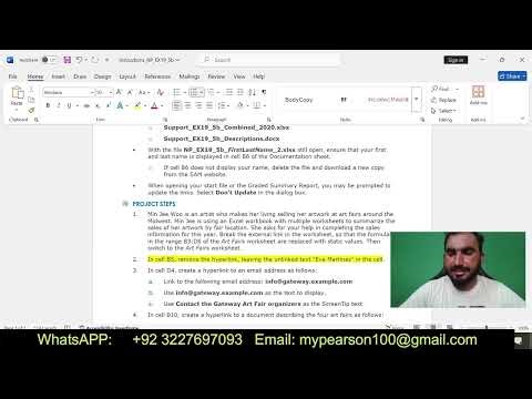 SAM Project 1b Excel Module 05 Working with Multiple Worksheets and | excel module 5 sam project 1b