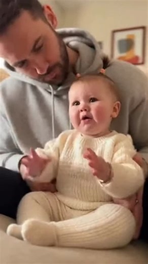 Baby’s Secret Chat 😂❤️ #FunnyBaby #BabyTalk #DadAndDaughter #CuteMoments #FamilyLaughs #ViralVideo #AdorableBaby | Baby & Pets