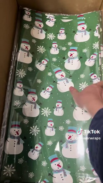 Magical Christmas Floral Wrapping Paper for Bouquets