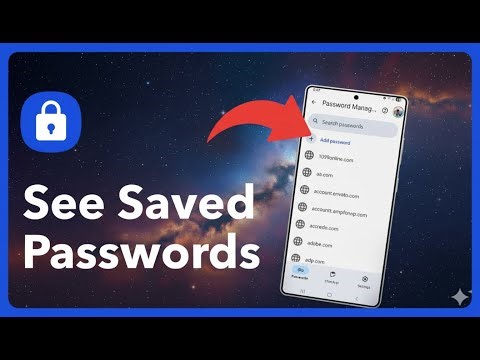 How To See Saved Passwords On Android