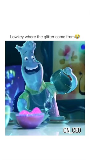 CN CEO on Instagram: "Lowkey where the glitter come from😭 Credit: unknown 🎥: Elemental (2023) is set in Element City, where fire, water, earth, and air residents live side by side but rarely mix, and it follows Ember Lumen, a fire element trying to live up to her immigrant parents’ expectations by keeping their shop alive. When she meets Wade, an emotional and open-hearted water element, their unlikely connection challenges everything Ember was taught about belonging, identity, and control, pu
