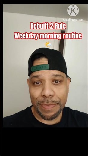 My rebuilt 2 rule weekday morning routine