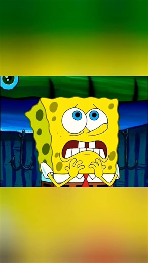 why is SpongeBob scared of a peanut #spongebob #memes