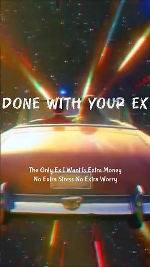 Gladdest - Done With Your Ex (Lyrics) No Extra Stress No Extra Worries [Tiktok Song] #trending