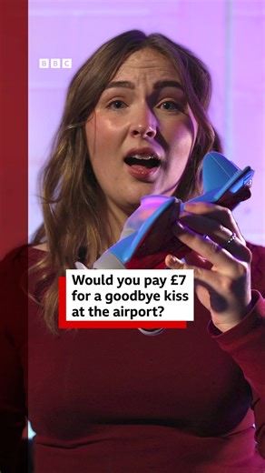Would you pay £7 to give your loved one a goodbye kiss at the airport? See more stories from around Scotland bbc.in/4bPBj1z | BBC Scotland News