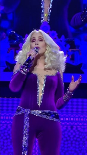 Cher looking and sounding AMAZING performing ABBA’s SOS live. #Cher