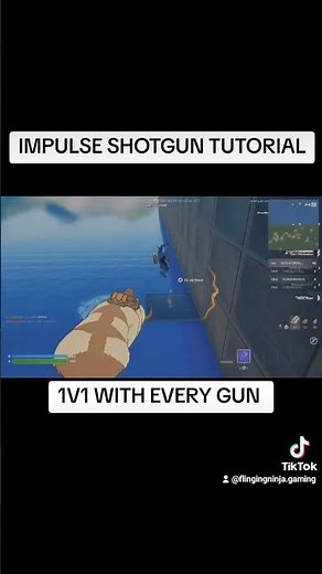 IMPULSE SHOTGUN TUTORIAL! | 1V1 WITH EVERY GUN | #shorts #fortnite #gaming #hivemaps