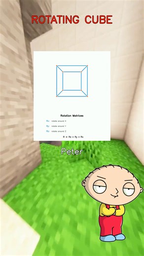 Stewie CS | Rotating Cube #familyguy #computerscience | Instagram