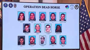 12 alleged 18th Street gang members arrested in LA on murder, drug charges