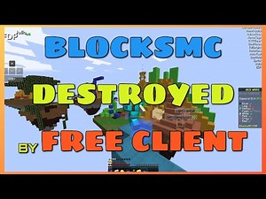 BLOCKSMC CHEATING WITH FREE CLIENT !!! (Feat. FDP CLIENT)
